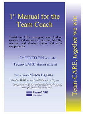 cover image of 1° Manual for the Team Coach